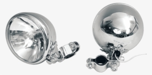Chromed Reproduction Spotlight For Harley-davidson, - Phare Moto Longue Portée