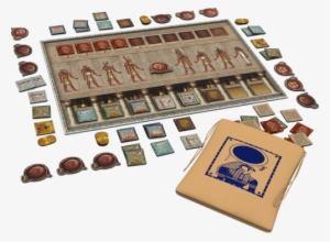 His Style Is Unreservedly Bright, Cartoony And Colourful - Board Game Old Egypt