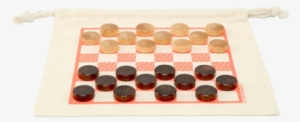 Mini Checkers & Tic Tac Toe Game-bag Set - Game