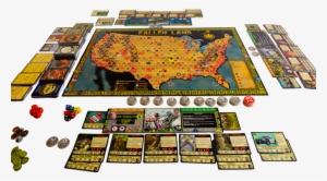 A Post Apocalyptic Board Game Is The First Of Several - Fallen Land Board Game