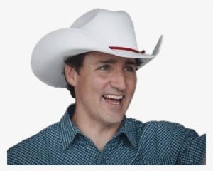 Justin Trudeau Wearing Cowboy Hat Png - Justin Trudeau
