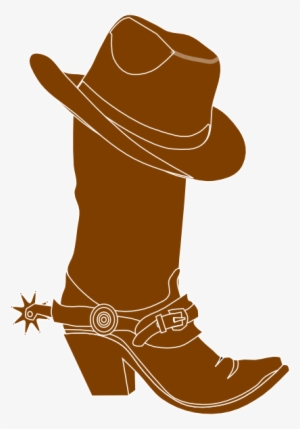Jpg Freeuse Download Boot Clip Art At Clker Com Vector - Brown Cowboy Boots Clipart