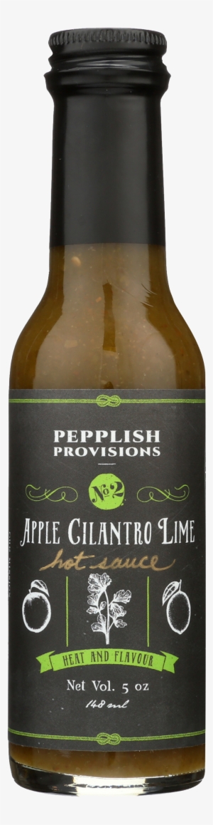 Acl - Pepplish Provisions - Apple Cilantro Lime Hot Sauce,