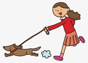 Walking The Dog Png Library - Pasear Al Perro Animado