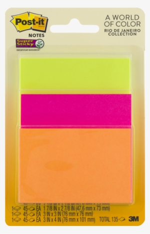 Post It Super Sticky Notes, 3 X 3 Inches, Jewel Pop - Post It Notes