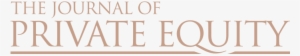 The Journal Of Private Equity