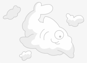 Super Hero Bounce Cloud Fish - Cartoon