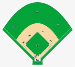 Softball Diamond Clipart - Baseball Field Clipart Transparent