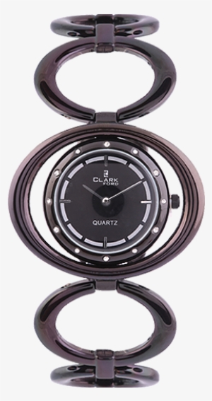 Clarkford Stylish Chain Watch Black - Portable Network Graphics