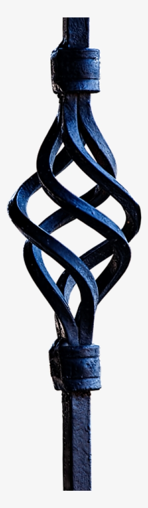 Laminated Poster Art Railing Metal Fence Wrought Iron - Iron Ornament