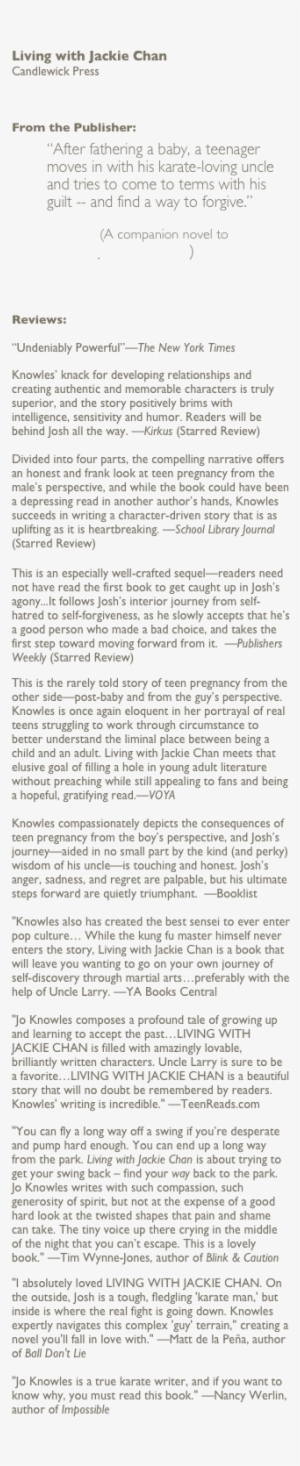 Living With Jackie Chan& - Living With Jackie Chan