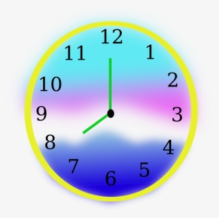 Colorful Clock Clipart