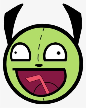 Awesome Face In - Cartoon Smiley Face Png