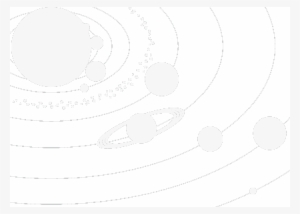 Planets Solar System Silhouette