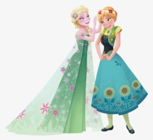 Elsa And Anna - Elsa Frozen Fever 2d