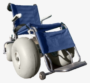 Women Being Pushed Over The Sand In A Beach Wheelchair - Wheelchair