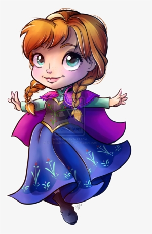 Princess Anna By On @ - Anna Frozen Chibi