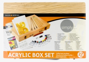Daler - Rowney Simply Acrylic Wooden Box Set