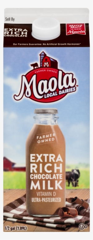 Maola Extra Rich Chocolate Milk, Half Gallon - Chocolate Milk Maola