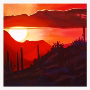 Howard's Sunset - Trivet