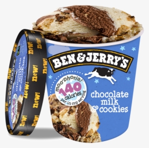 Chocolate Milk & Cookies Ice Cream, - Ben And Jerry's Ice Cream