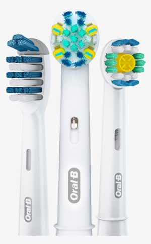 Three Of The Brush Heads That Are Compatible With The - Oral B Oral-b Sensitive Replacement Head 4 Unds