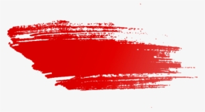 Ftestickers Paint Splatter Brushstroke Red - Paintbrush