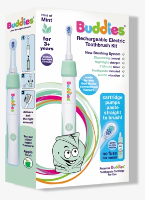 Buddies Rechargeable Electric Toothbrush Kit - Electric Toothbrush