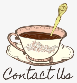 Contact Us - Tea Party Vintage Png