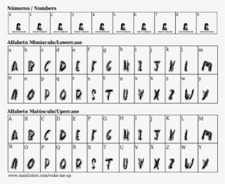 Font Details Wake Me Up - Fonte Street Fighter