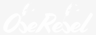 Obe Rebel Logo White - Calligraphy