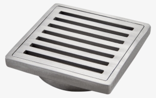 Kinetic 60 X 60mm Square Slotted Floor Grate - Grille