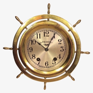 Seth Thomas S Bell Clock Case Runs - Clock