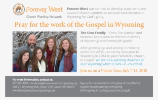 6 X 4 Forever West Prayer Card Final-1 - Brochure