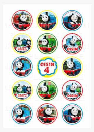 Thomas The Tank Engine And Friends Edible Cupcake Toppers - Thomas And Friends Toppers