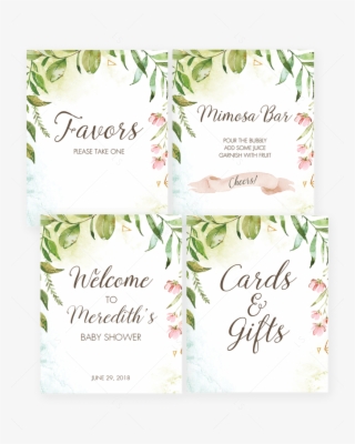 Garden Baby Shower Decorations Template By Littlesizzle - Guess The Size Of The Bump Printable