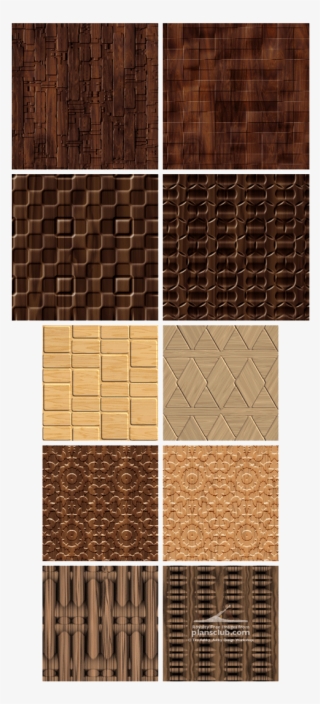 Patterned Timber Tiles - Tile