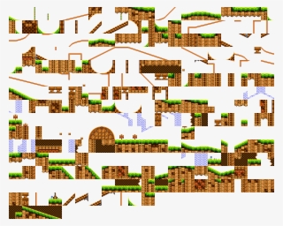 Sunset Hill Act 2 Tile Sheet - Sonic Advance 3 Tiles