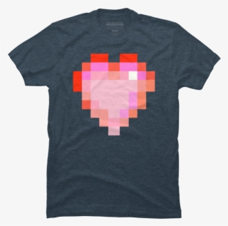 8bit Pixel Art Heart - Z House T Shirt