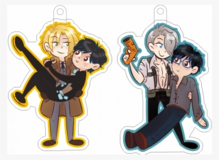 *fan Made Goods* Banana On Ice Acrylic Charms - Cartoon