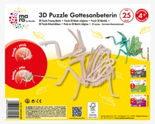Mara 3d Puzzle Praying Mantis - Jigsaw Puzzle