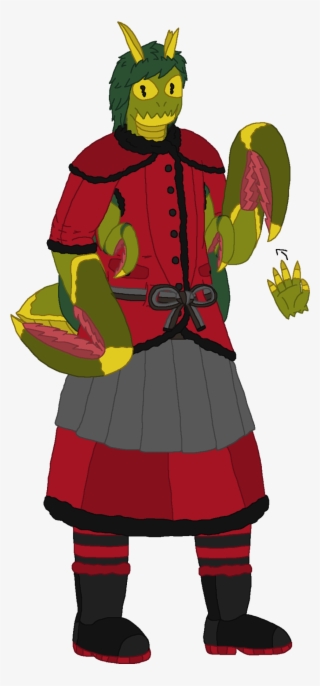 This Is Viktoriya, A Praying Mantis Who's One Of Ushanka - Cartoon