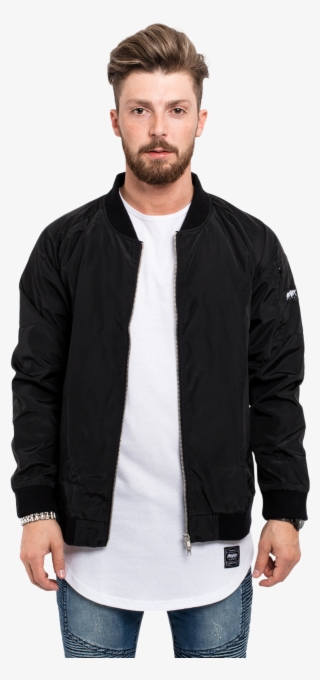 Bomber Jacket - Navy Blue Sports Coat