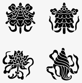 8 Auspicious Symbols Of Buddhism Hd