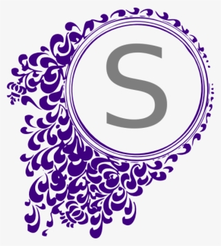 Graphic Black And White Stock Purple Clip Art At Clker - Border Frame