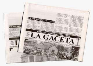 La Gaceta Newspapers - Newspaper Png Top
