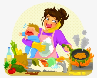Baking Clipart Mum Clip - Busy Mom