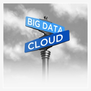 Cloud Computing And Big Data - Street Sign