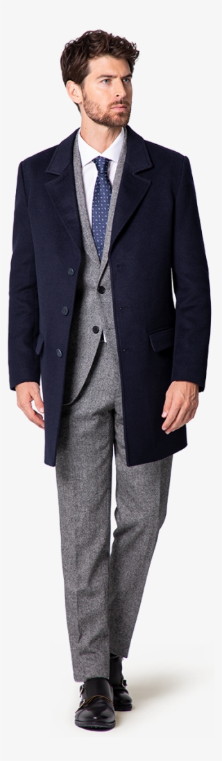 Mens Coat - Abito Con Cappotto Uomo