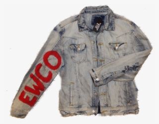 Distressed Jean Jacket - Pocket
